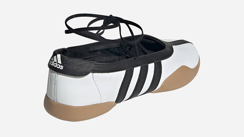 adidas Taekwondo Mei Ballet White Black JR7030 back