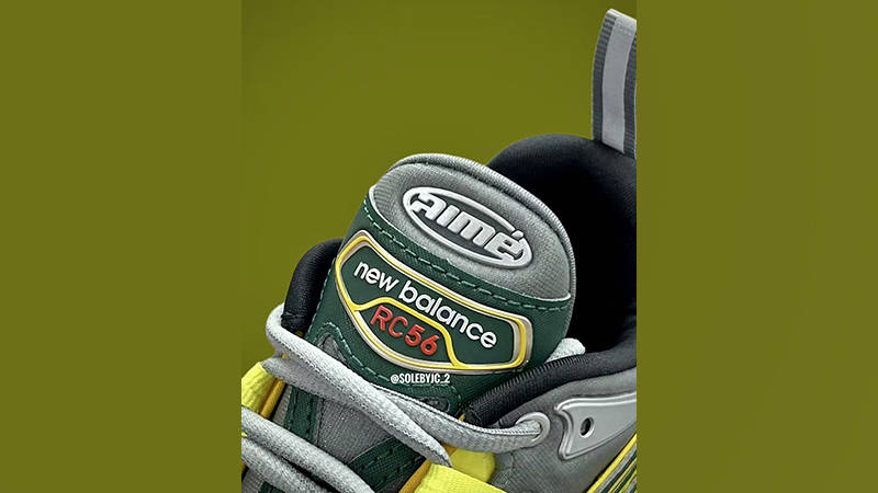 Aimé Leon Dore x New Balance RC56 Green Volt tongue