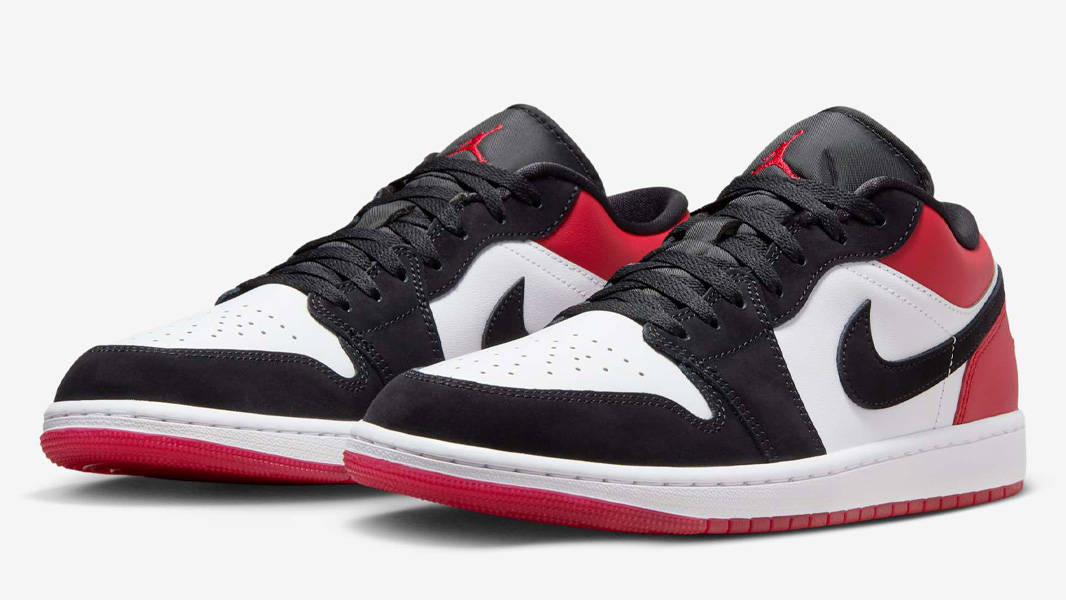 Air Jordan 1 Low Black Toe 2025 Front
