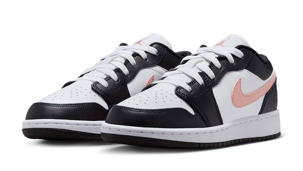 Air Jordan 1 Low GS Black Rust Pink 553560-165 Side
