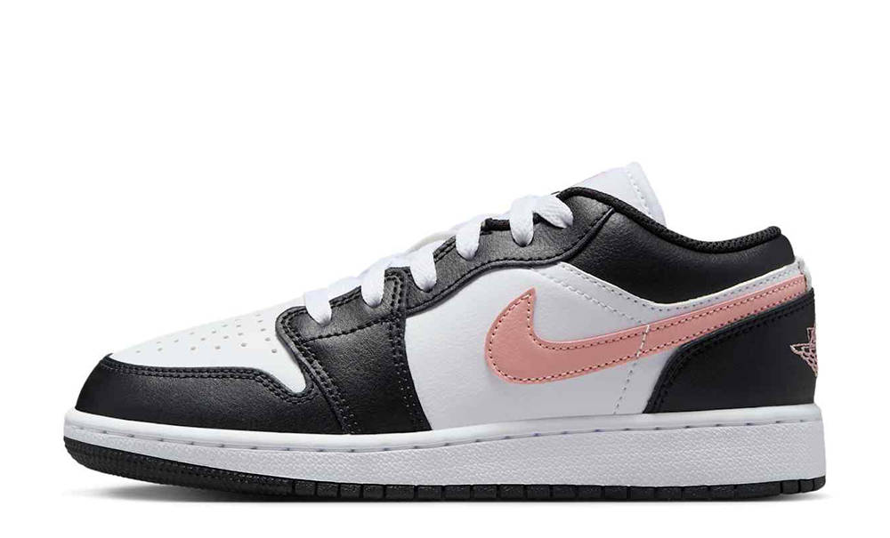 Air Jordan 1 Low GS Black Rust Pink 553560-165