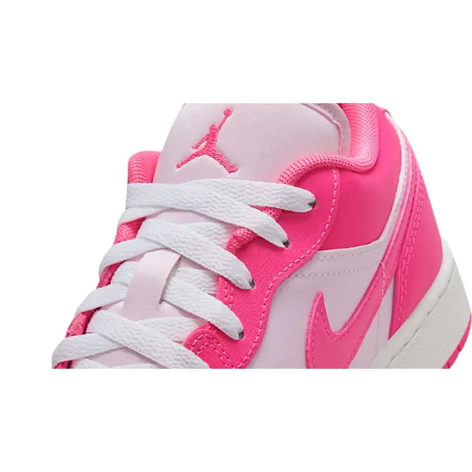 Air Jordan 1 Low GS Pink Foam Hyper Pink 553560-661 Detail
