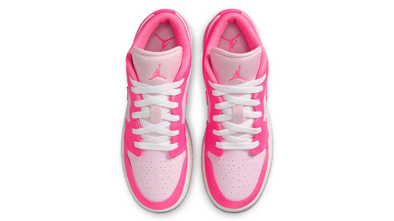 Air Jordan 1 Low GS Pink Foam Hyper Pink 553560-661 Top
