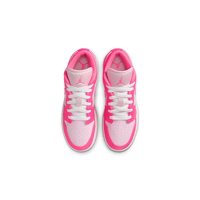 Air Jordan 1 Low GS Pink Foam Hyper Pink 553560-661 Top