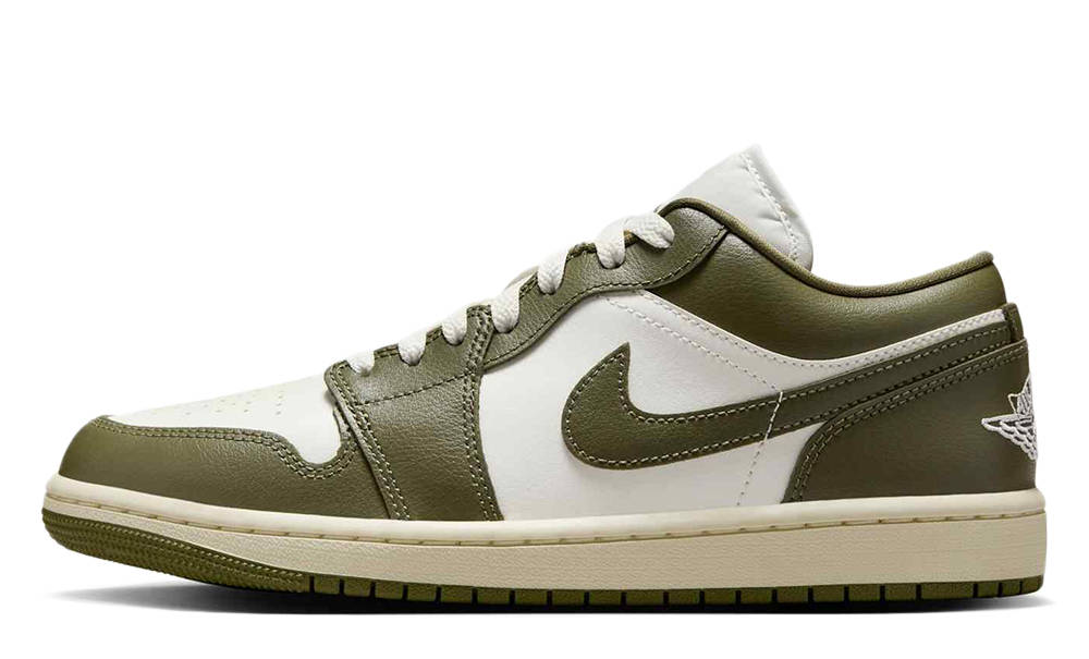 Air Jordan 1 Low Sail Medium Olive DC0774-122