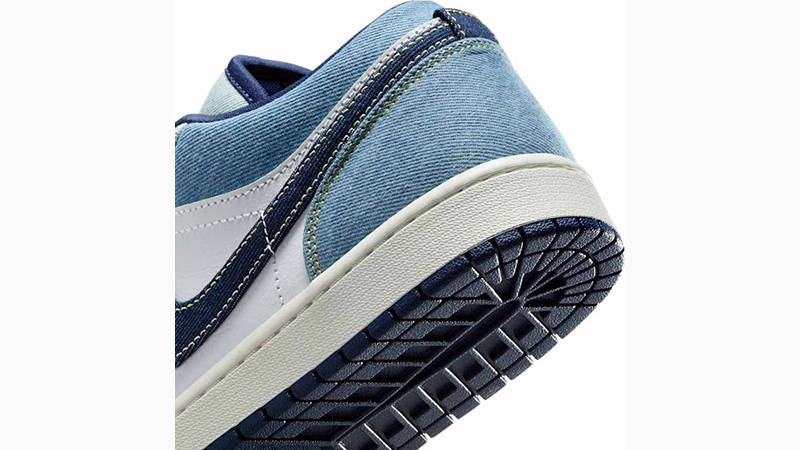 Air Jordan 1 Low SE Denim Star Blue IH0648-141 heel