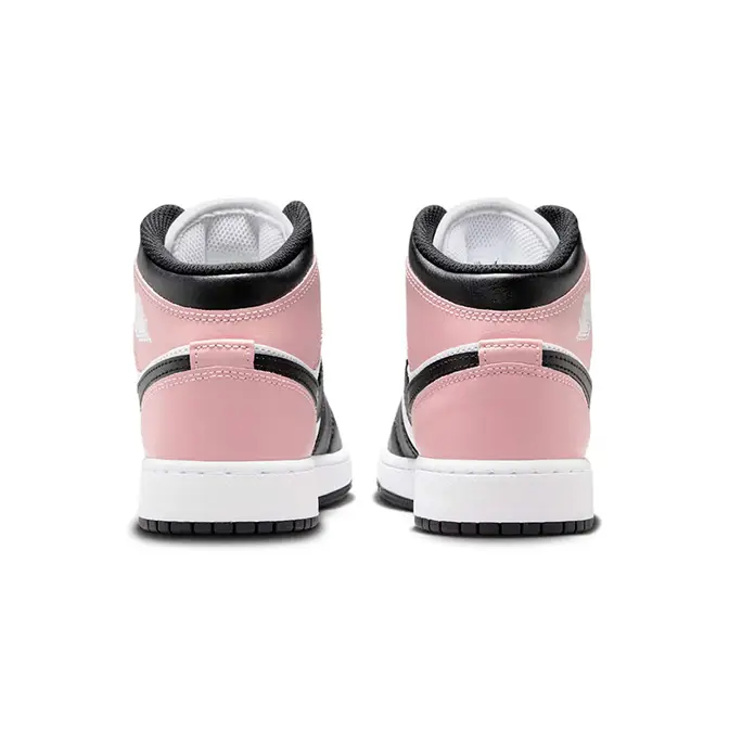 Air Jordan 1 Mid GS Rust Pink Black Back