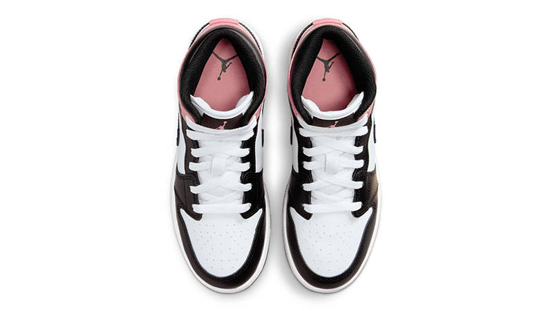 Air Jordan 1 Mid GS Rust Pink Black Top