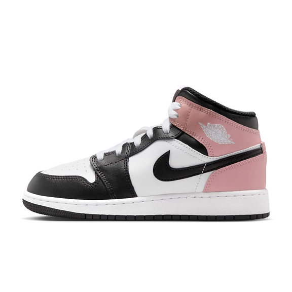 Air Jordan 1 Mid GS Rust Pink Black