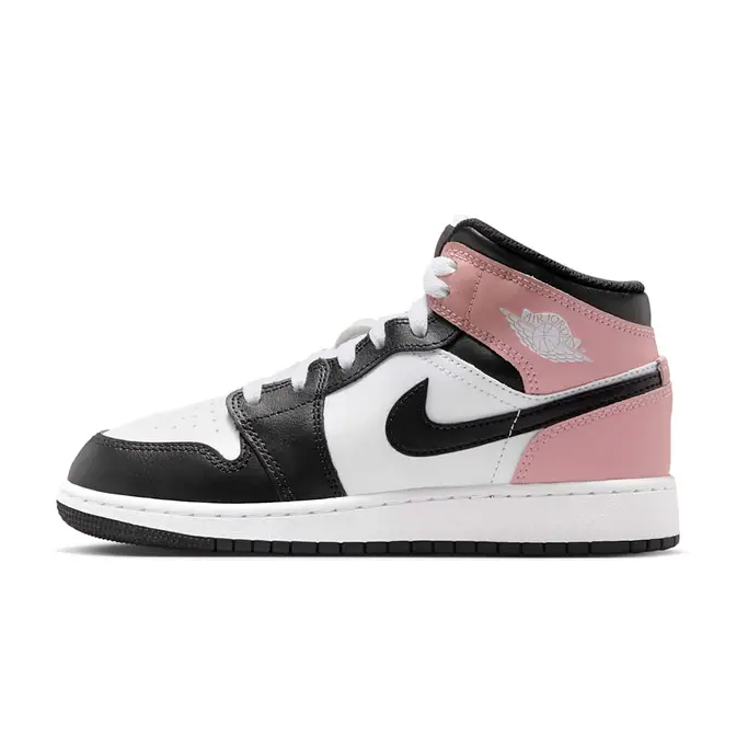 Air Jordan 1 Mid GS Rust Pink Black