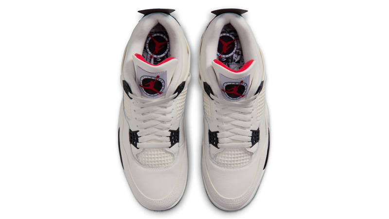 Air Jordan 4 Flight Club Top Down View