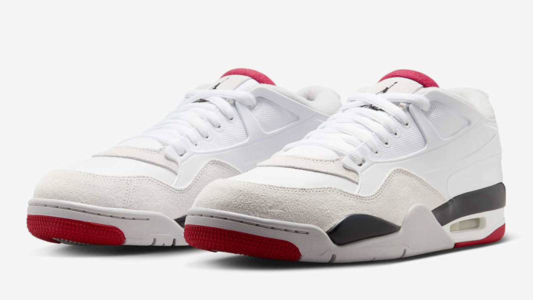 Air Jordan 4 RM White Varsity Red FQ7939-102 Side