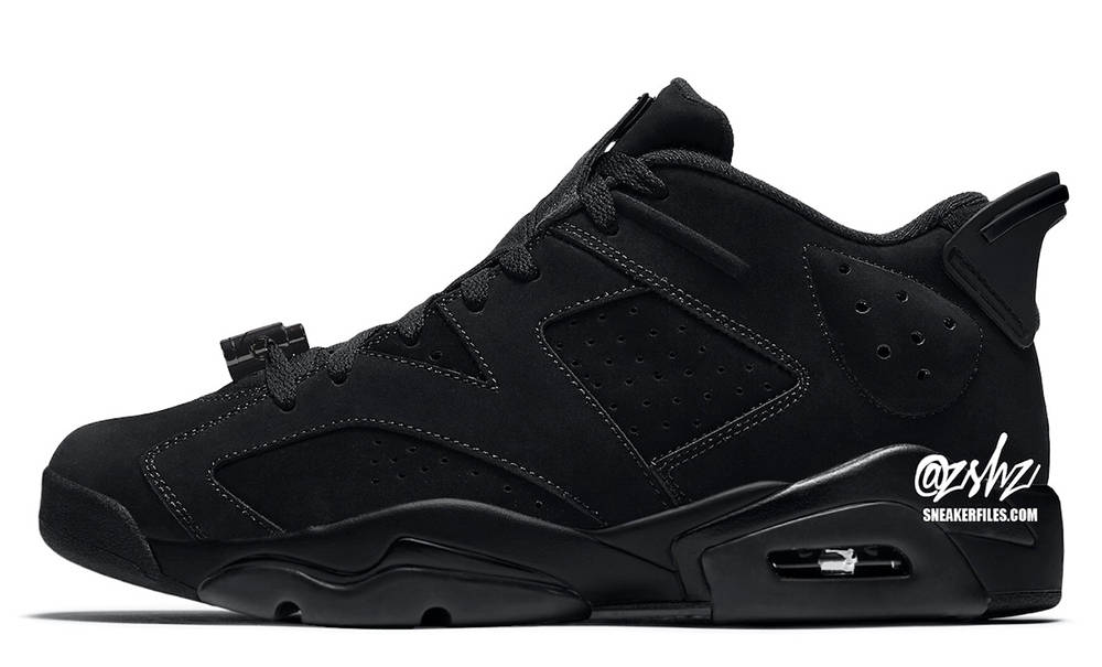 Nike Air Jordan 6 Retro Low 希少　BLACK Air Jordan 6 Low Blackout | IO9786-001 | The Sole Supplier