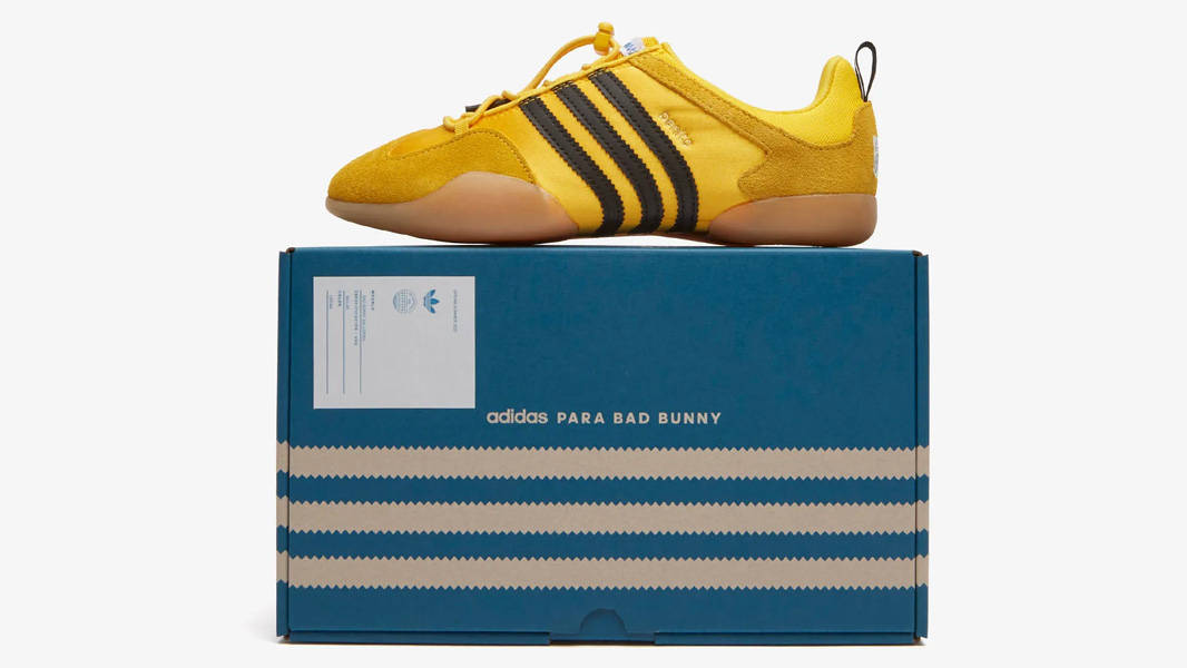 Bad Bunny x adidas Ballerina Bold Gold Lifestyle 1