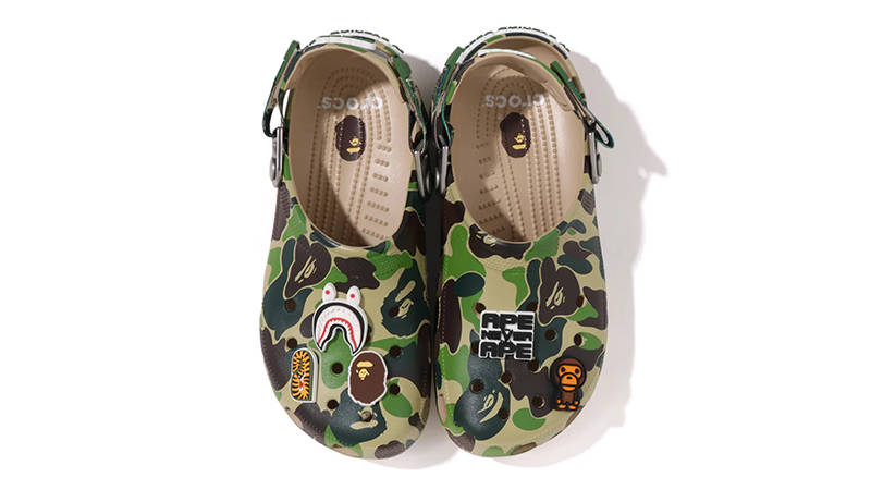 BAPE x Crocs Classic Clog ABC Camo Green | Where To Buy | 209627-212