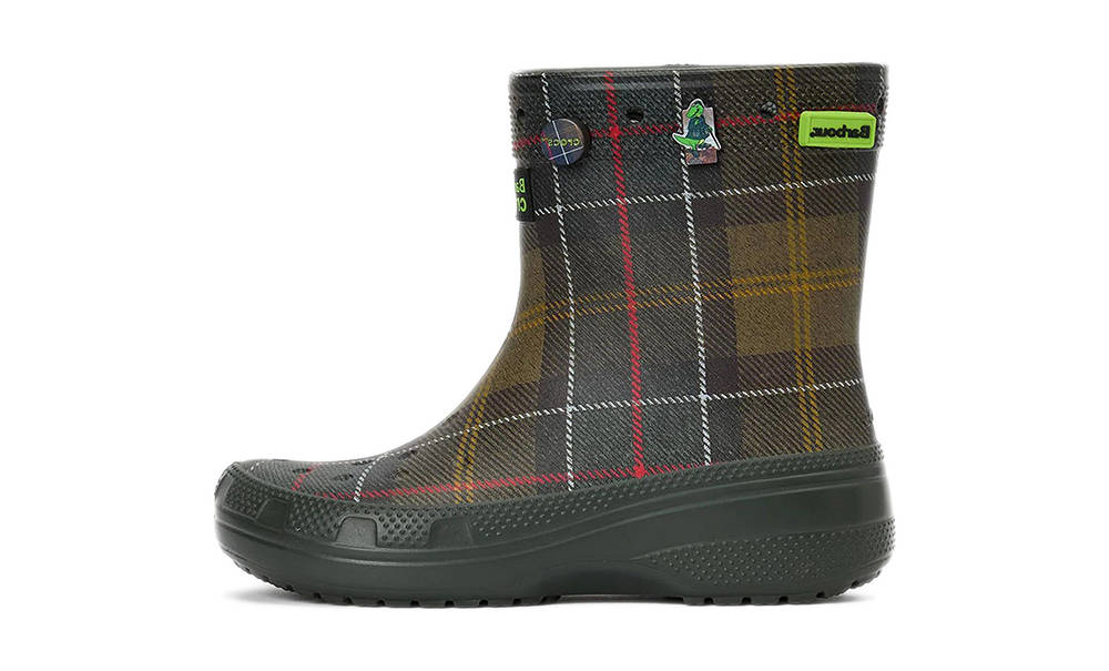Barbour x Crocs Classic Boot Kelp