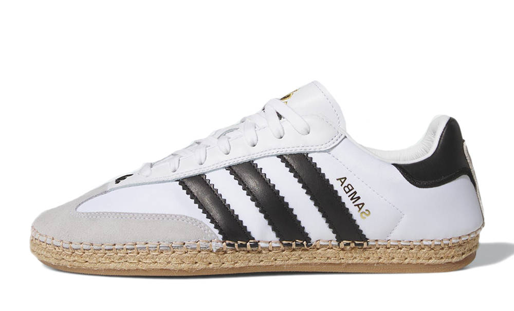 CLOT x adidas Samba Espadrille White Black