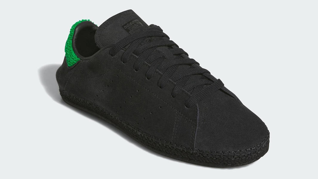 CLOT x adidas Stan Smith Black Green JQ9227 Side