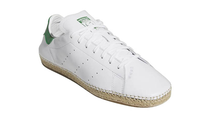 CLOT x adidas Stan Smith White Green JQ9226 front