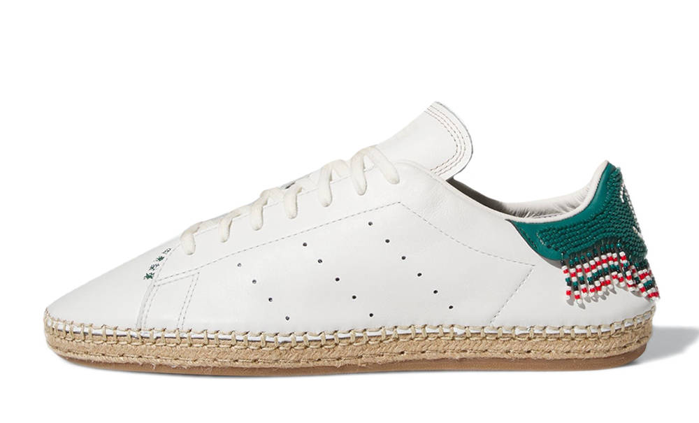 CLOT x adidas Stan Smith Espadrille White Green | JR9373