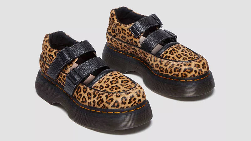 Dr. Martens Buzz Mary Jane Leopard 41128200 Front