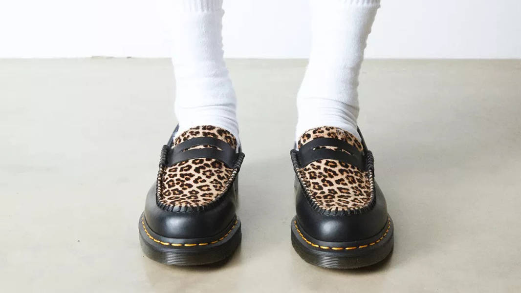 Dr. Martens Penton Loafers Black Leopard | 41186001 | The