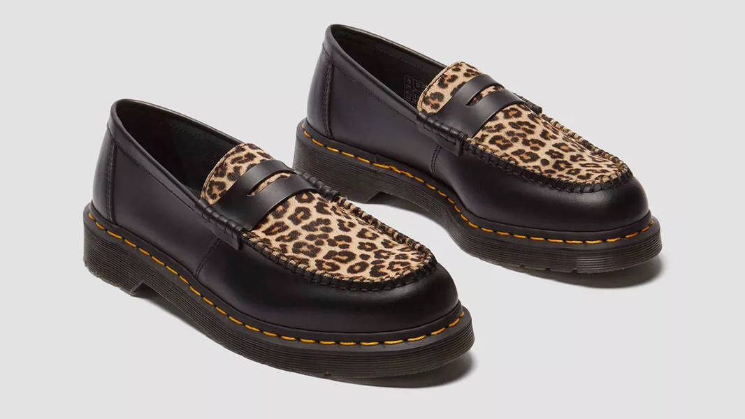 Dr. Martens Penton Loafers Black Leopard 41186001 Side 2