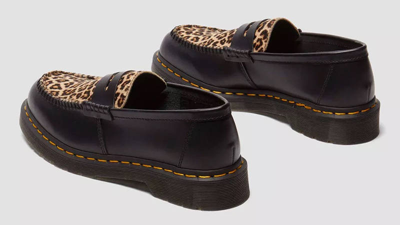 Dr. Martens PENTONレオパード　UK6 Dr. Martens Penton Mini Leopard Spot Hair On Loafer Unisex