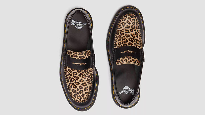 Dr. Martens PENTONレオパード　UK6 Dr. Martens Penton Mini Leopard Spot Hair On Loafer Unisex