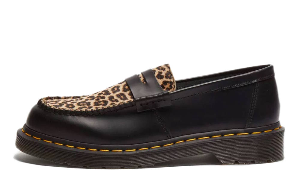 Dr. Martens PENTONレオパード　UK6 Dr. Martens Penton Mini Leopard Spot Hair On Loafer Unisex