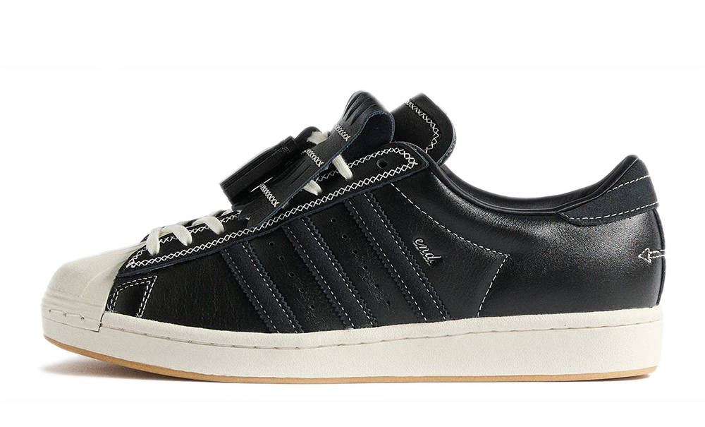 x adidas Tying The Knot Superstar Black JR0518 The Sole
