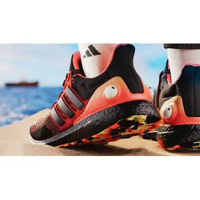 Fornite x adidas Ultraboost 1.0 Fishstick On Foot Back