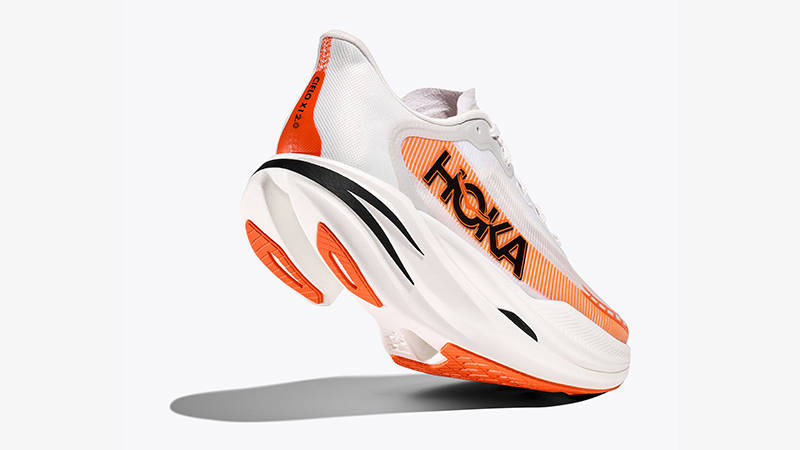 Hoka One One Cielo X1 2 0 Frost Lava 1162053-FLV heel