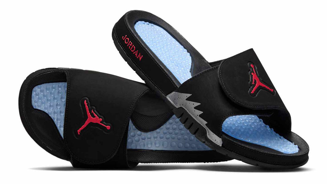 Jordan Hydro 5 Retro Black Lifestyle