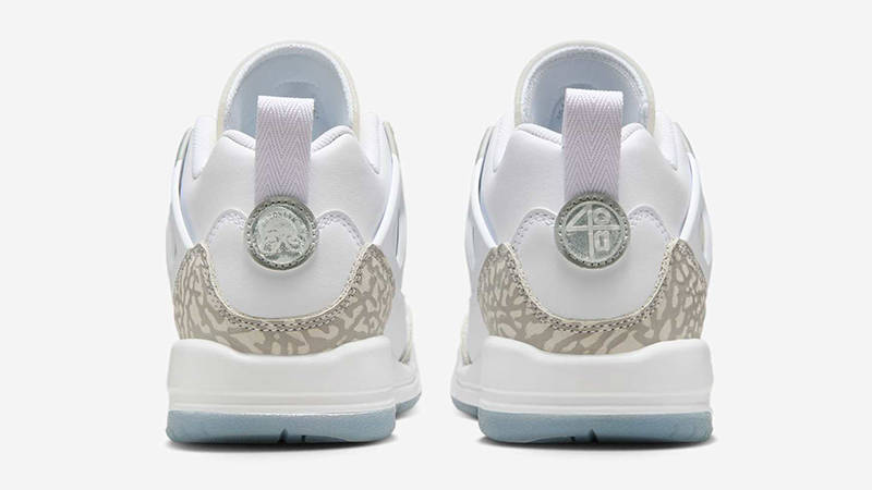 Jordan Spizike Low GS White Neutral Grey FQ3950-103 Back