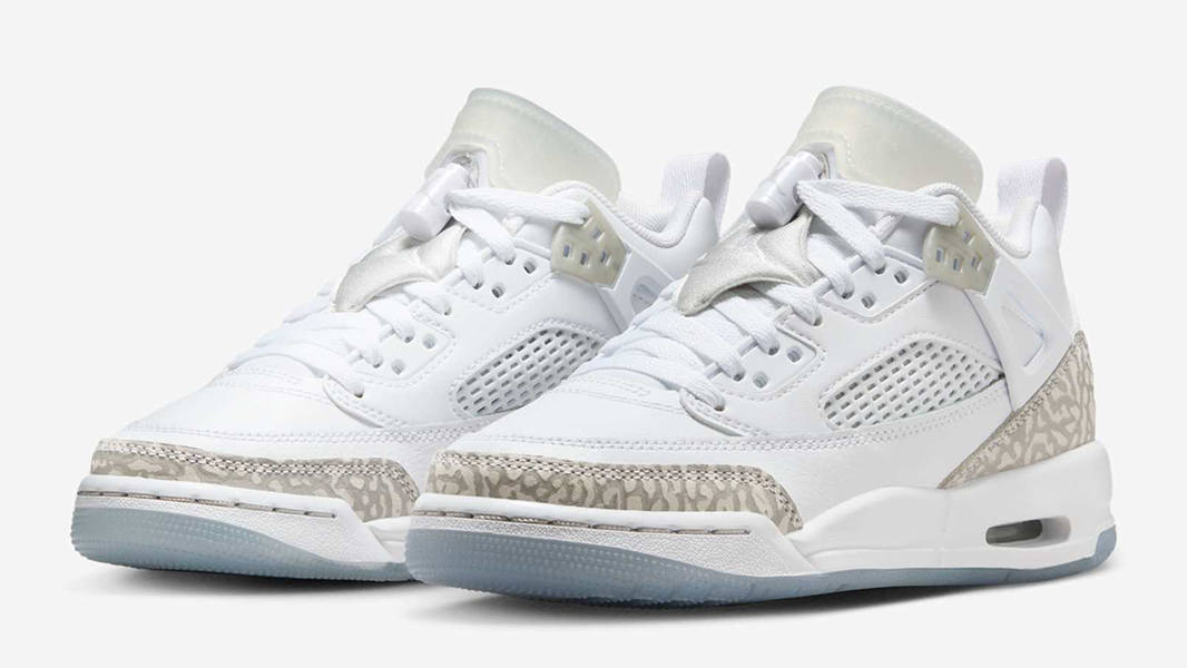 Jordan Spizike Low GS White Neutral Grey FQ3950-103 Side