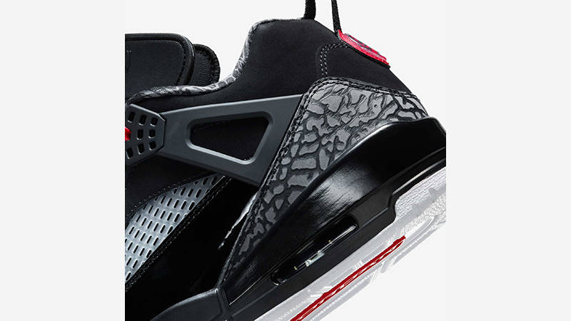 Jordan Spizike Low OG Black Red Green FQ1759-060 heel