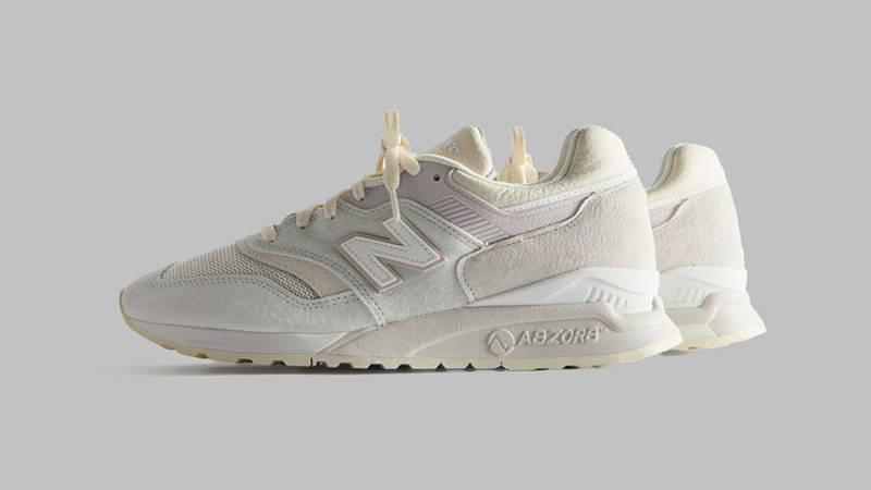 KITH x New Balance 997 5 Easter White Marshmallow NBU9975HK side