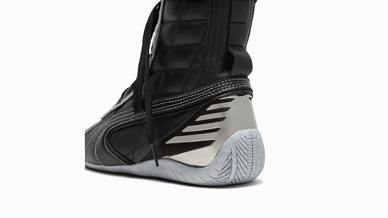LaQuan Smith x PUMA Speedcat Mid Leather Black 402325-01 back
