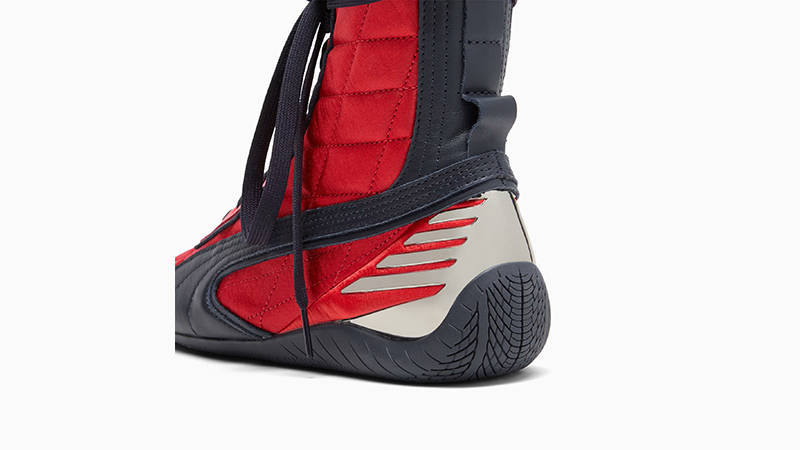 LaQuan Smith x PUMA Speedcat Mid Leather Red 402326-01 BACK