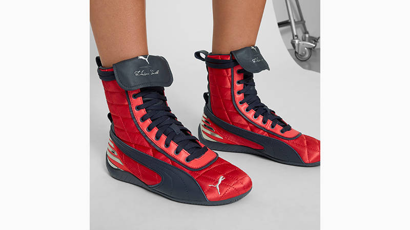 LaQuan Smith x PUMA Speedcat Mid Leather Red | 402326-01 | The