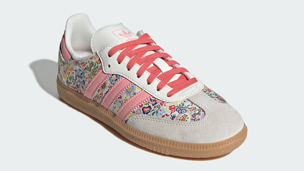 Liberty London x adidas Samba OG GS Floral Embroidery JI0280 Side (1)