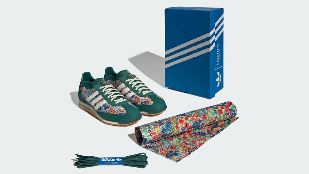 Liberty London x adidas SL 72 OG Collegiate Green Pack