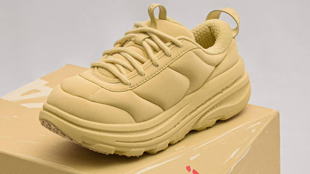 Marni x HOKA Bondi B3LS Straw Side