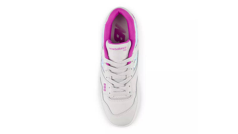 New Balance 550 GS Grey Bright Lavender GSB550HG Top