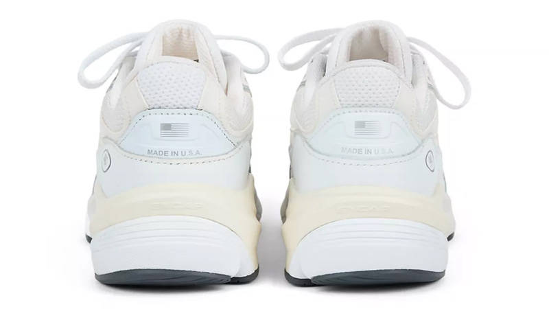 New Balance 990v6 White Sea Salt Back