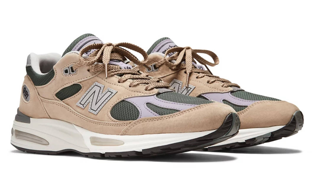 New Balance 991 Brown Multi Front