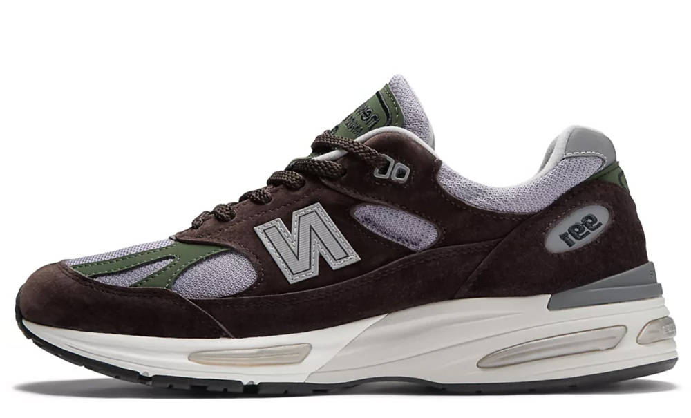 New Balance 991v2 Brown Pink