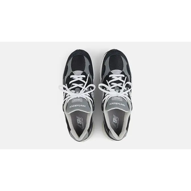 New Balance 992 Black Grey Silver | U992BK | The Sole Supplier