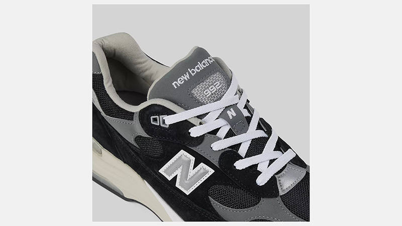 New Balance 992 Black Grey Silver | U992BK | The Sole Supplier